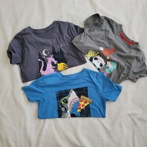 Cat & Jack Blue and Gray Short Sleeve Tees